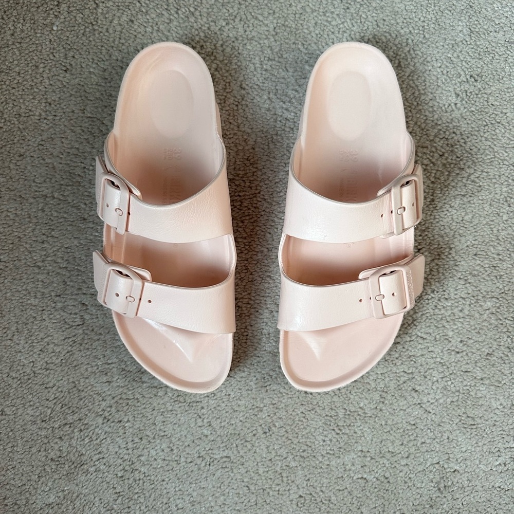 Pink Waterproof Birkenstock Sandals